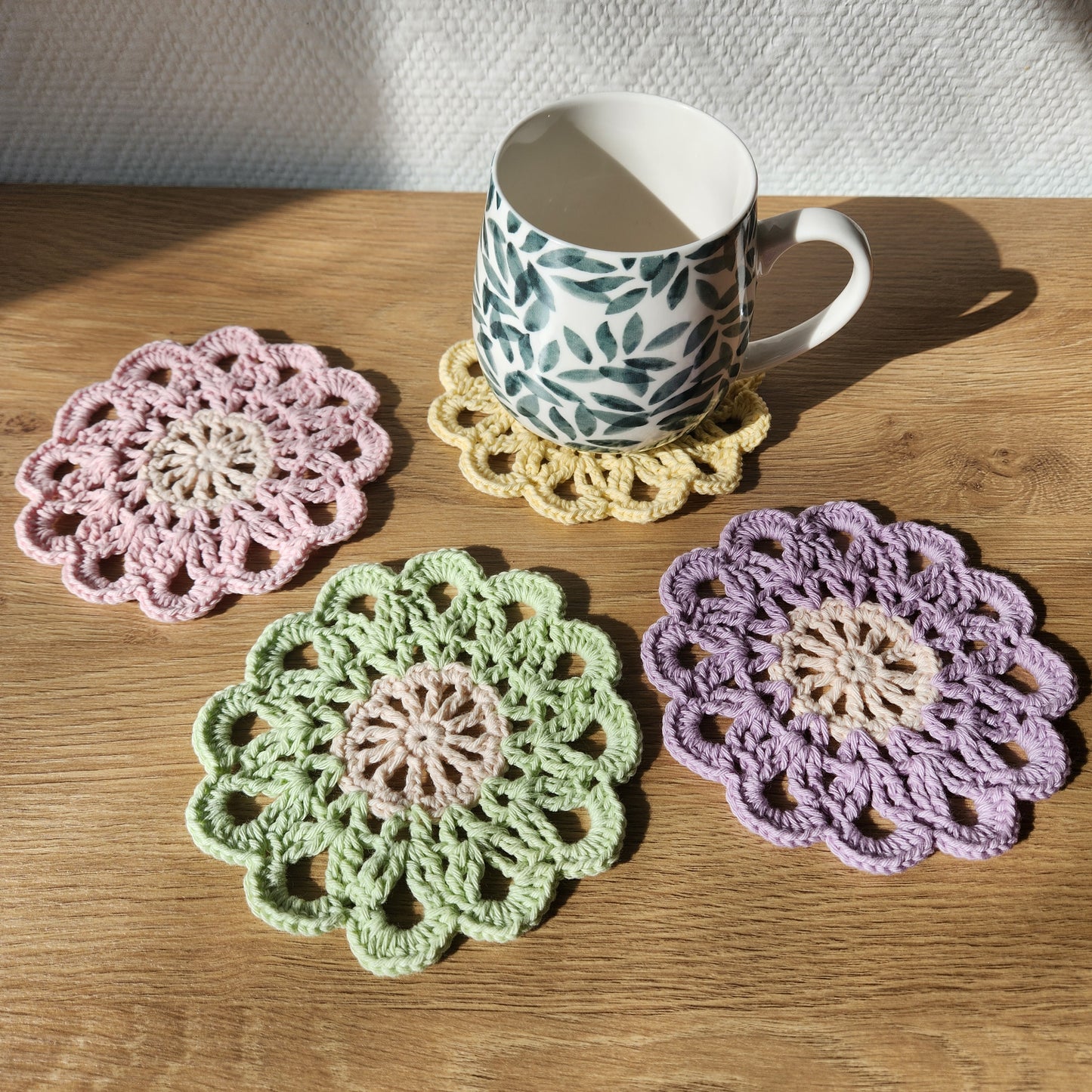 Dessous de tasse "Pastel"