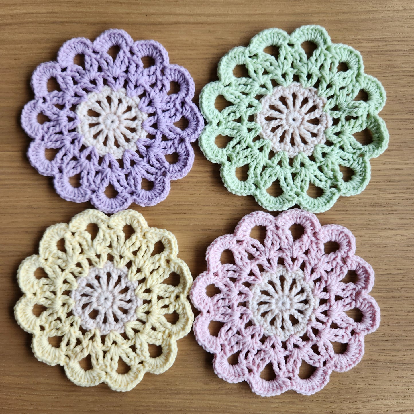 Dessous de tasse "Pastel"